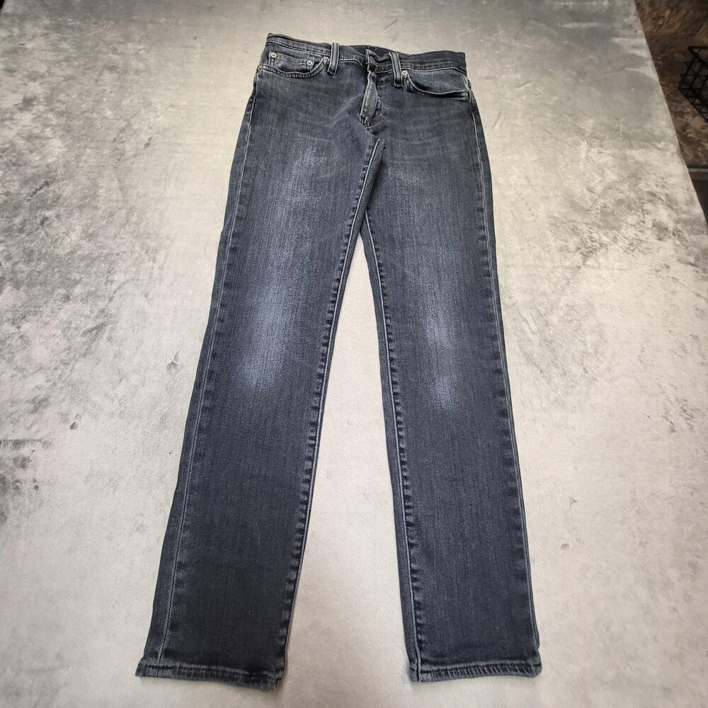 Levi's 511 Premium Jeans Mens 28x30 Blue Slim Tapered Dark Wash Stretch Cotton